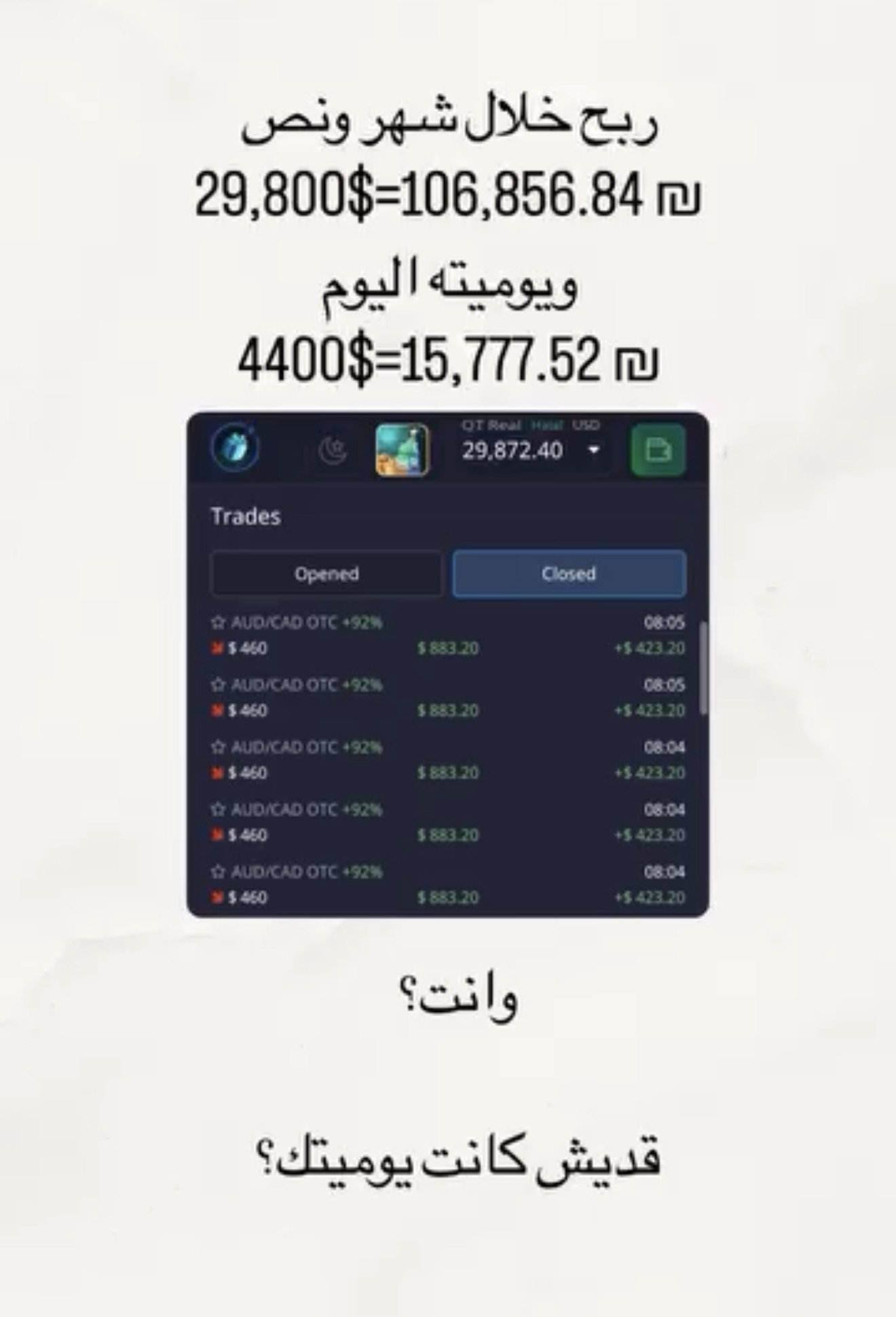 ربح شهري 29,800$